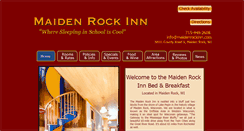 Desktop Screenshot of maidenrockinn.com